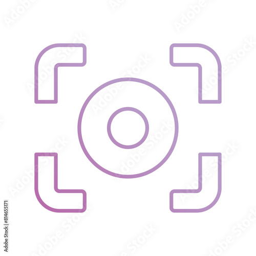 metering icon with white background vector stock illustration