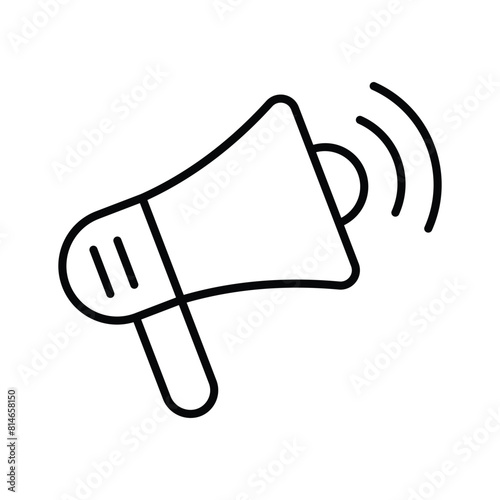 Grab this beautifully designed icon of megaphone in editable style, a customizable vector of loudspeaker