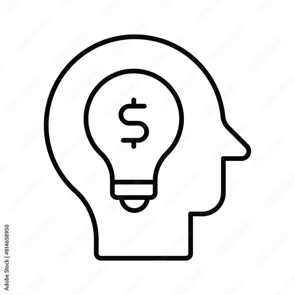 Download this premium vector of Business Idea in editable style, ready to use icon Download this premium vector of Business Idea in editable style, ready to use icon