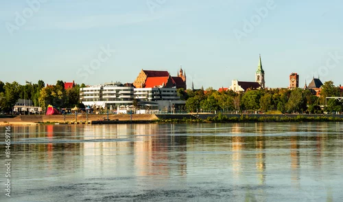 Obraz sundown, jezior, woda, niebo, słońce, krajobraz, wschody, charakter, rzeka, wieczorny, chmura, dzisiejszy wieczór, pomarańcz, brzask, poranek, chmura, spokojny, lato, sylwetka, horyzont, 