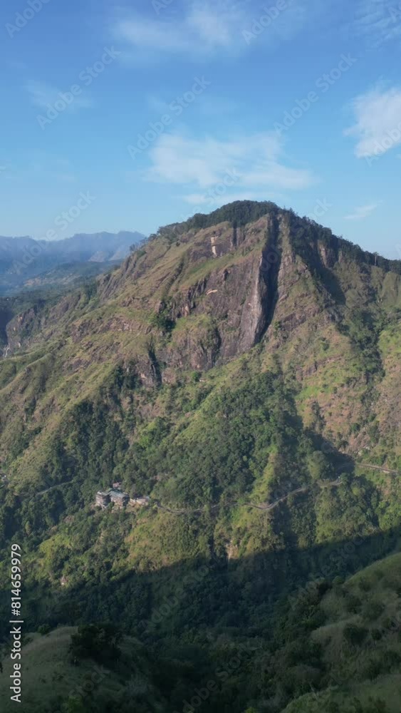 The view of Ella Rock from Little Adam's Peak in Ella. Taken in Sri Lanka The view of Ella Rock from Little Adam's Peak in Ella. Taken in Sri Lanka