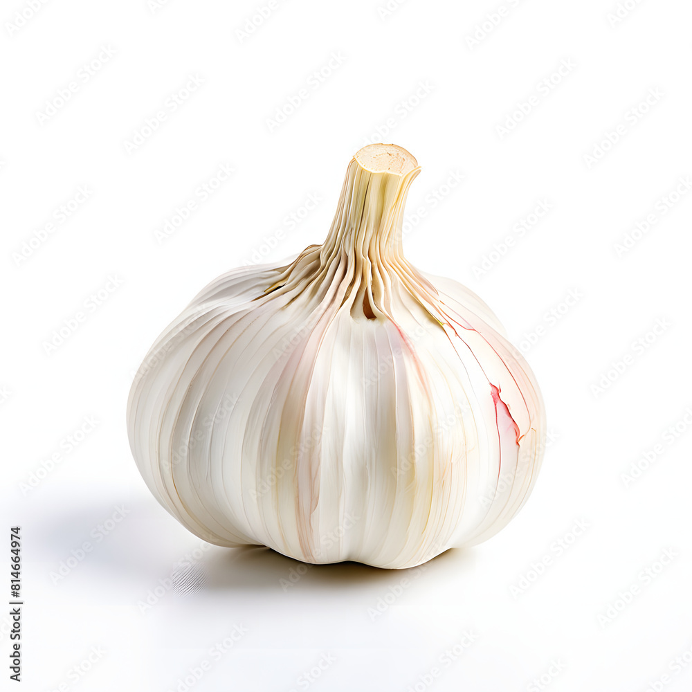 Obraz premium garlic isolated in white background