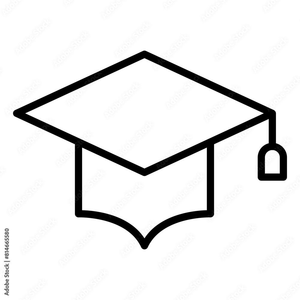 Graduation hat, mortarboard icon Graduation hat, mortarboard icon