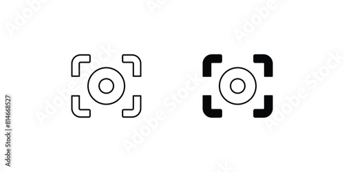 metering icon with white background vector stock illustration