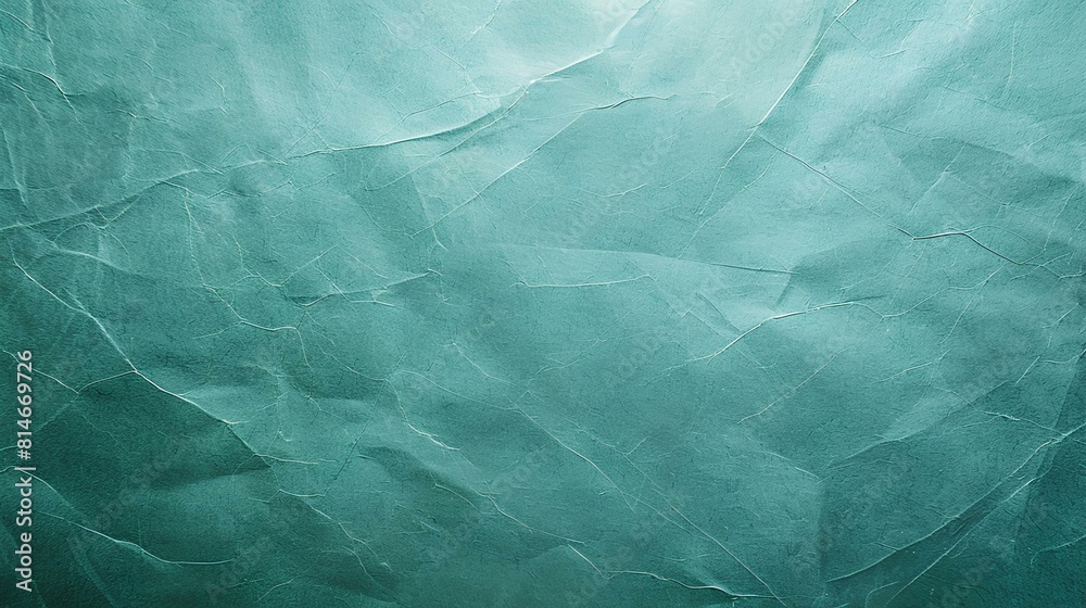 Obraz premium Blue crumpled paper texture. Old vintage retro paper background.