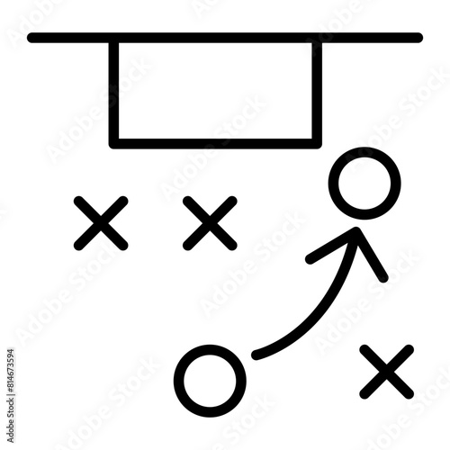 Soccer tactics icon