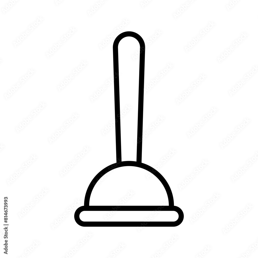 Toilet suction cup icon Toilet suction cup icon
