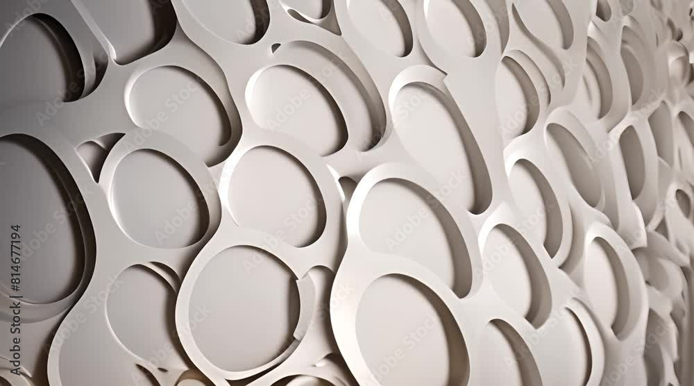A close-up view of a pile of white circles with a textured background. A close-up view of a pile of white circles with a textured background.