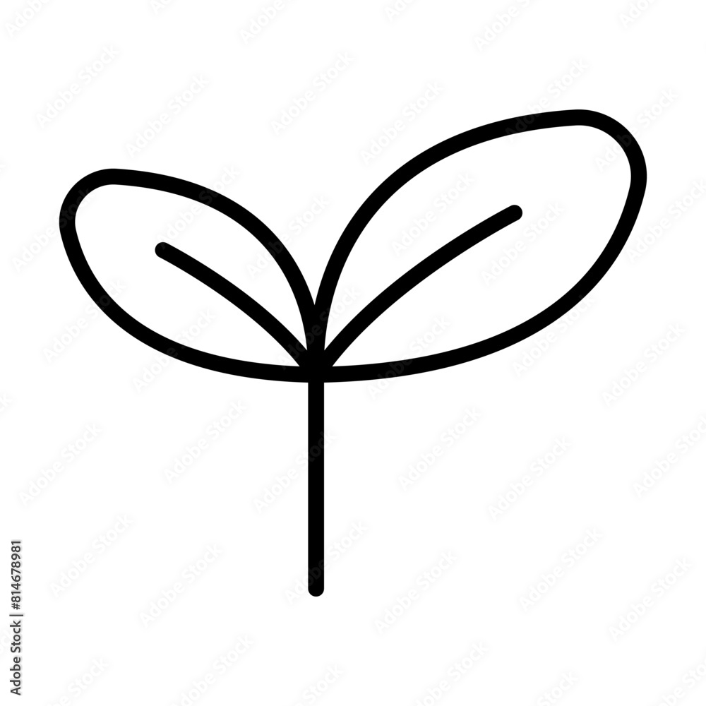 Sprout, plant, treetop, leaf icon Sprout, plant, treetop, leaf icon