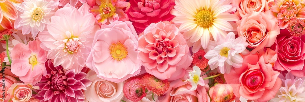 Flower background. A background from cultivated flowers Flower background. A background from cultivated flowers