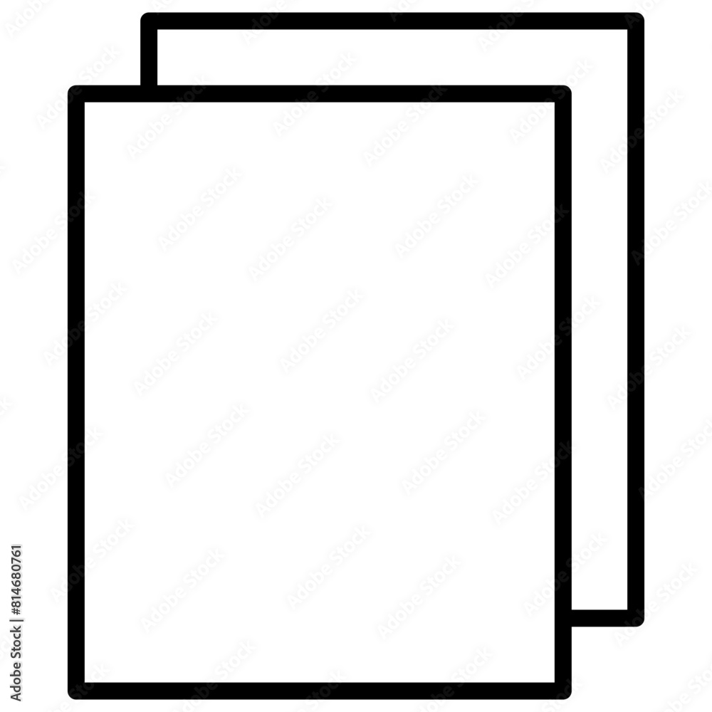 Paper, document, file icon