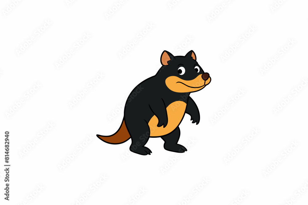 tasmanian devil cartoon vector illustration tasmanian devil cartoon vector illustration