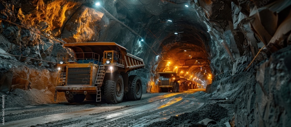 Hightech Gold Mine with Advanced Communication Networks Enabling Seamless Coordination among Mining
