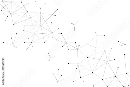 Modern digital technology communication network concept background