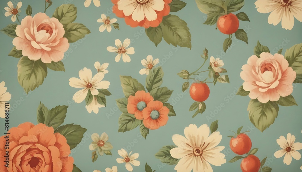 Vintage inspired patterns with retro flair and old upscaled_4