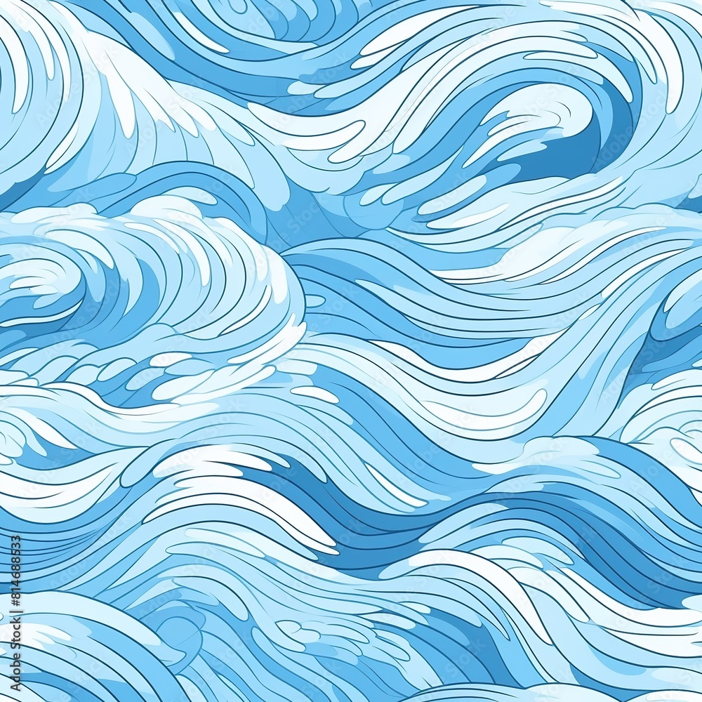 Abstract textured background template with images of water, sea, ocean, river. seamless wavy line, curve, linear wave, repeating in any shape, striped ripples. flat Japanese illustration design Abstract textured background template with images of water, sea, ocean, river. seamless wavy line, curve, linear wave, repeating in any shape, striped ripples. flat Japanese illustration design