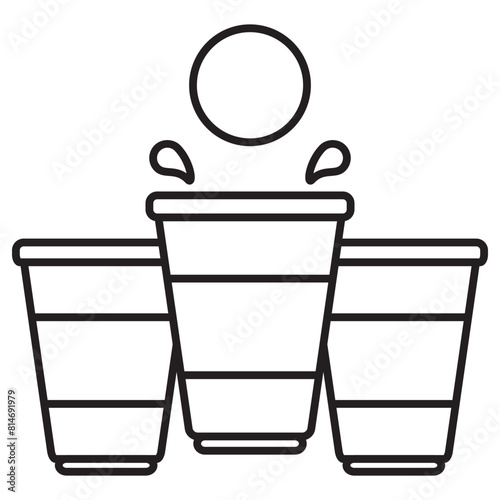 beer pong icon
