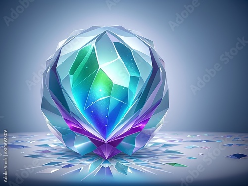 diamond in blue