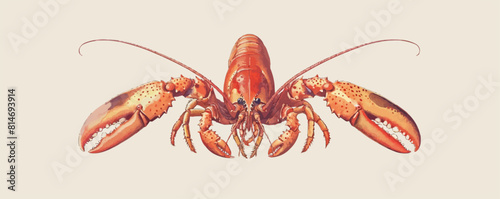 Lobster. vector simple
