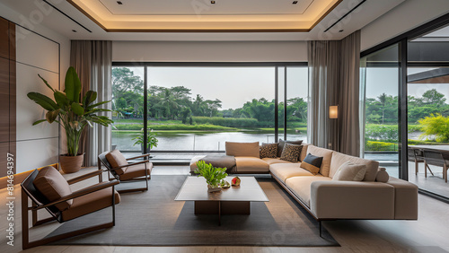 Luxury villa with lake view © Villas