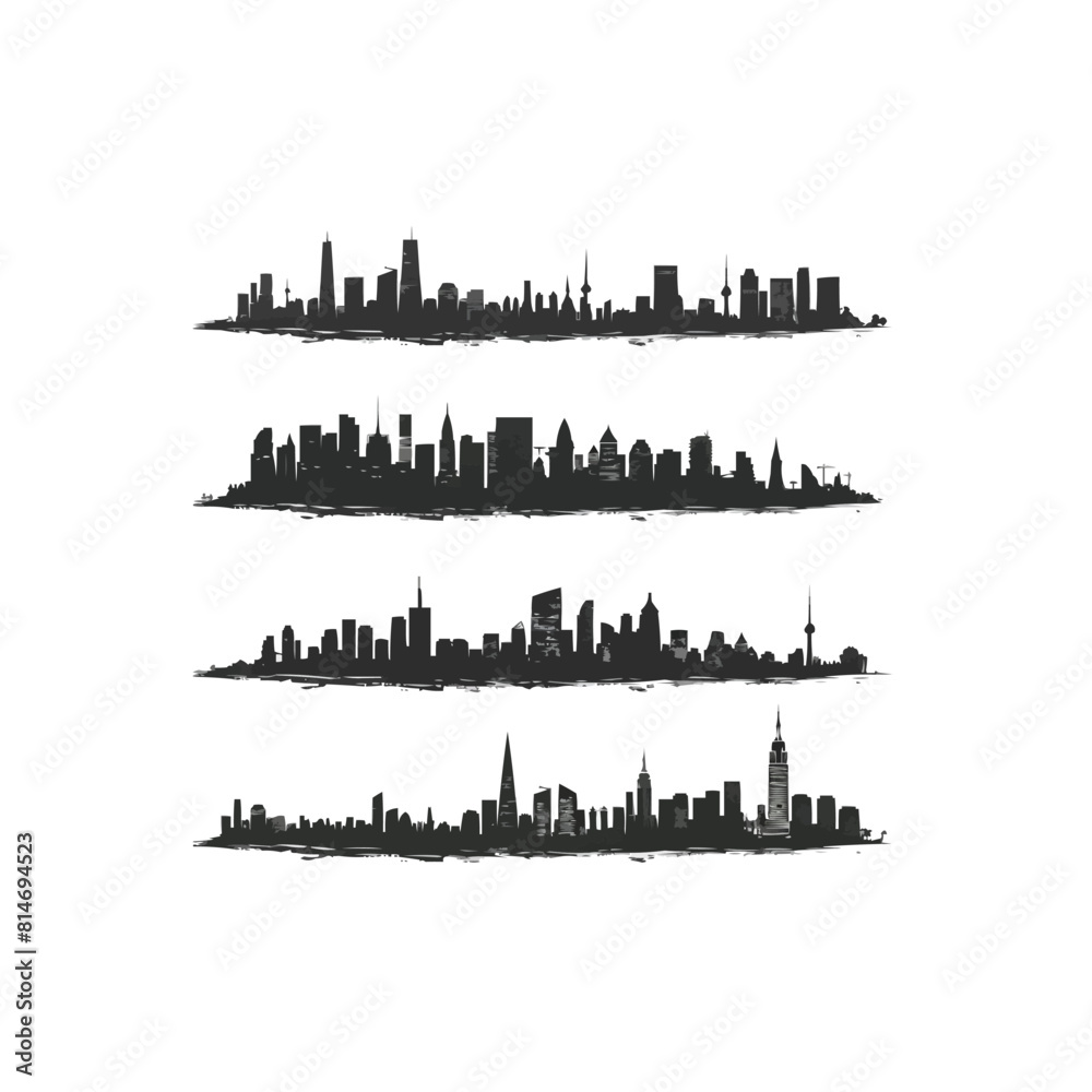 Obraz premium Industry icon set. Factory, manufacturing symbol.. vector simple illustration