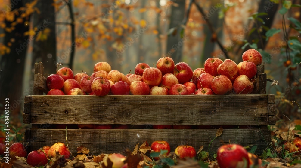 view of the apple harvest view of the apple harvest