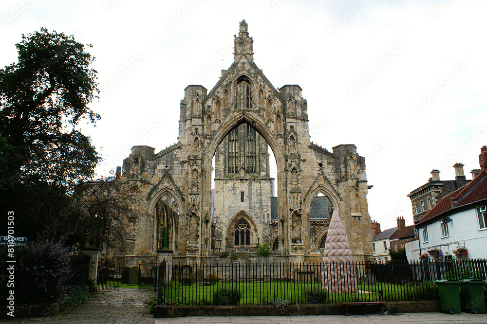 Obraz premium Howden Minster, large Grade I listed Church. Howden. East Riding of Yorkshire