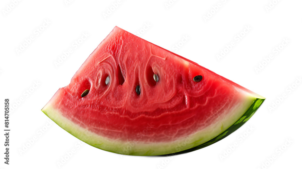 A sliced watermelon with a transparent background. A sliced watermelon with a transparent background.