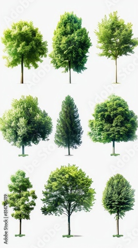 A collection of high-quality tree images