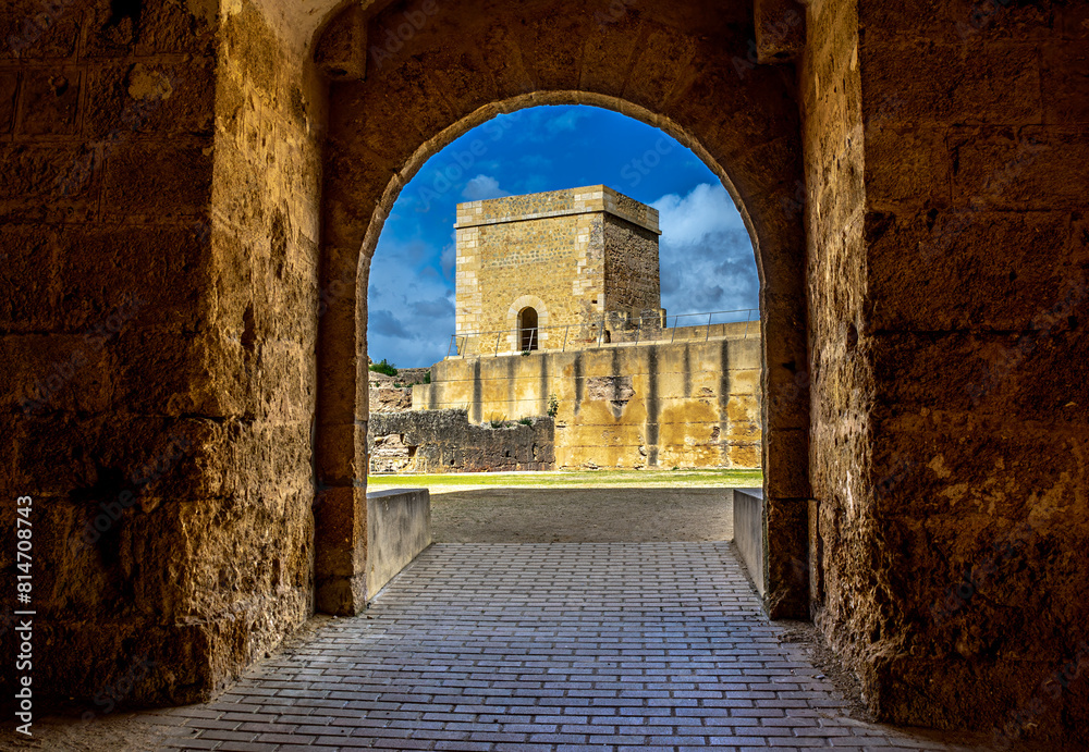 Fototapeta premium Timeless Archway at Alcalá de Guadaíra Castle, Sevilla