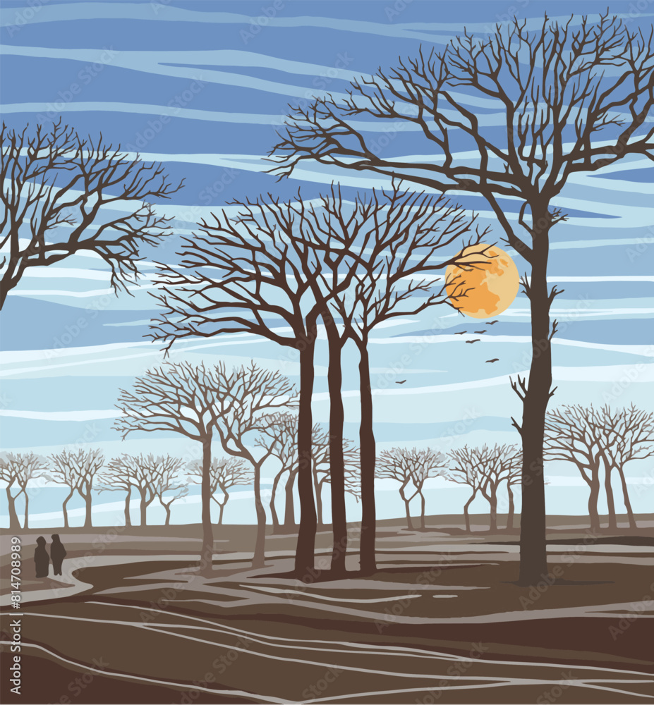 Obraz premium tree in the park