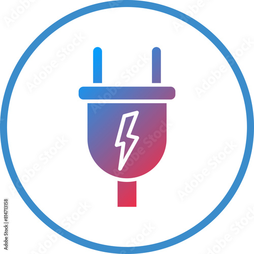 Vector Design Power Plug Icon Style