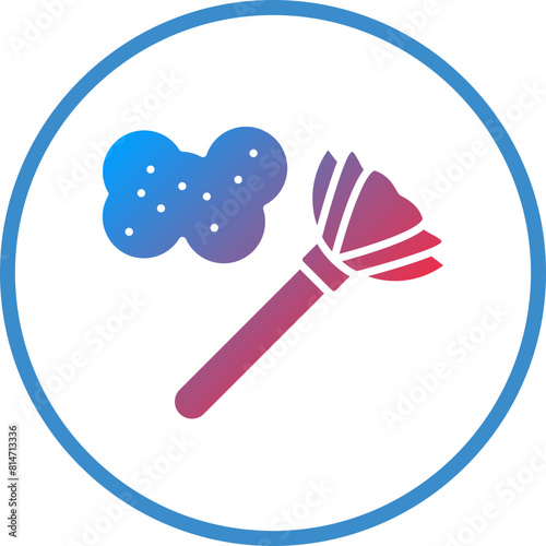 Vector Design Dusting Icon Style