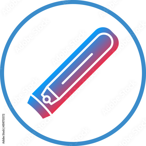 Vector Design Nail Clipper Icon Style