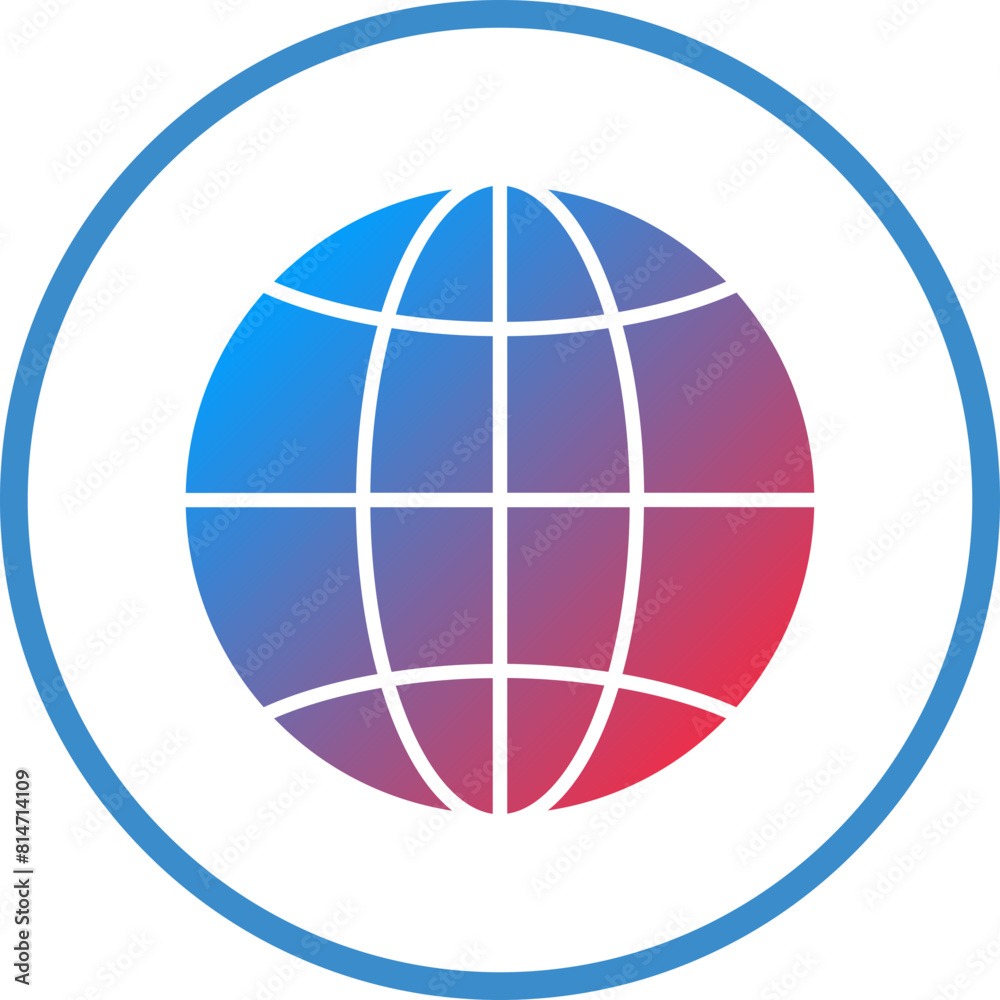 Vector Design Globe Icon Style