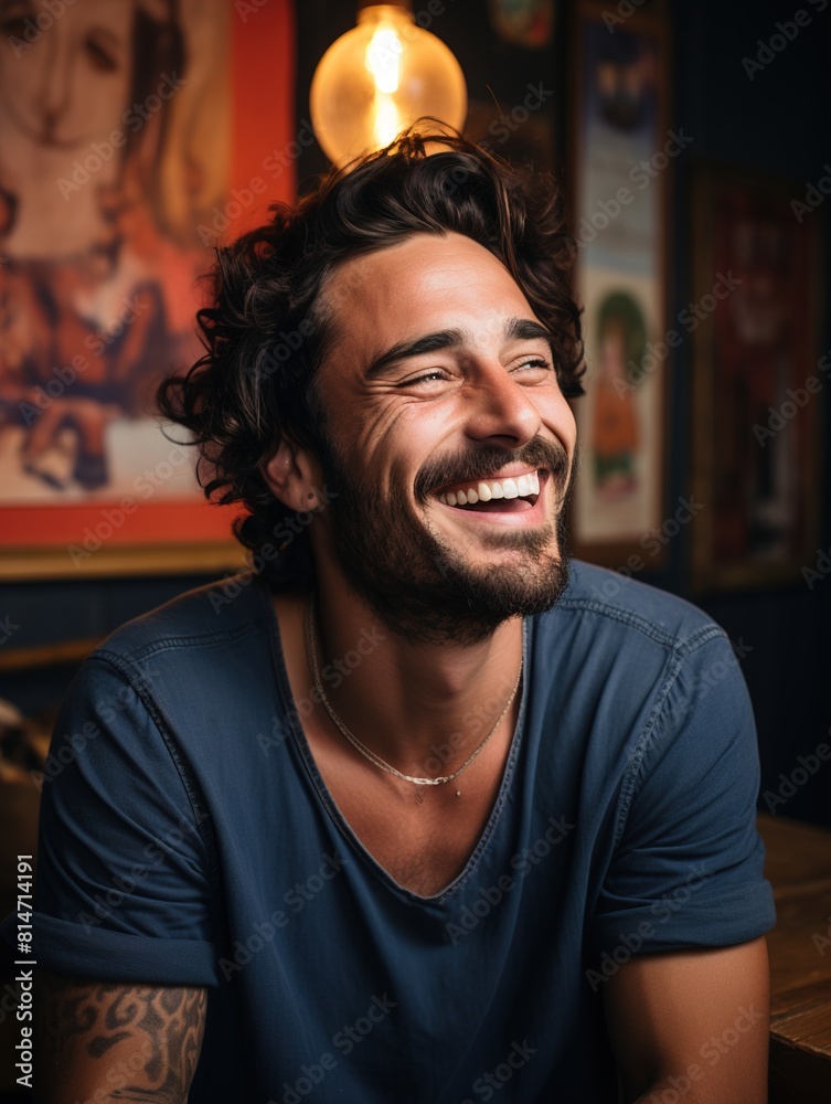 portrait of a smiling man portrait of a smiling man