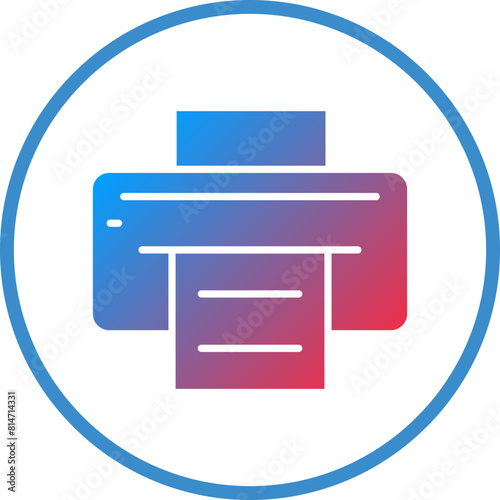 Vector Design Printer Icon Style