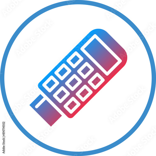 Vector Design Credit Card Machine Icon Style