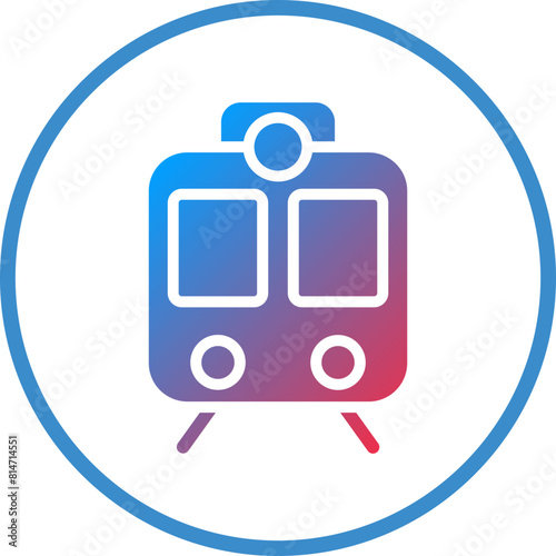 Vector Design Train Icon Style