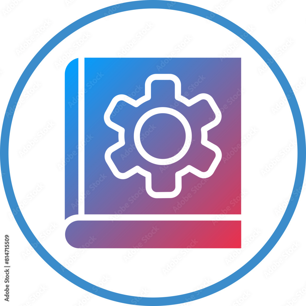 Vector Design Management Learning Icon Style Vector Design Management Learning Icon Style