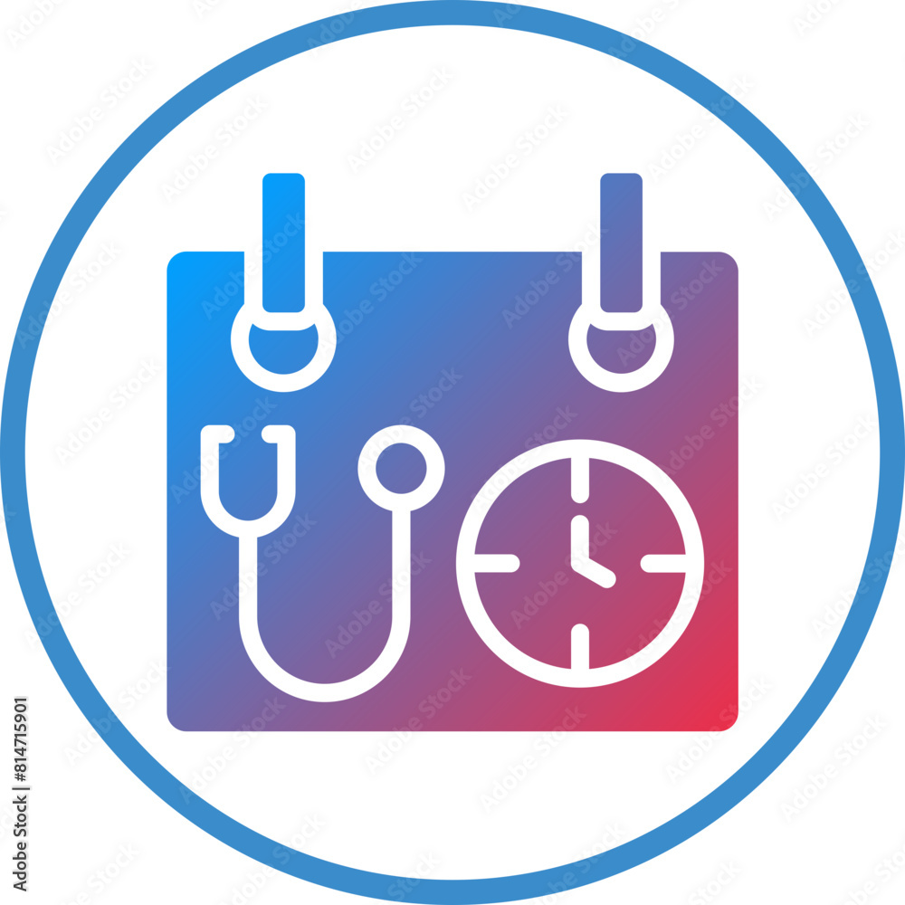 Vector Design Medical Appointment Icon Style Vector Design Medical Appointment Icon Style