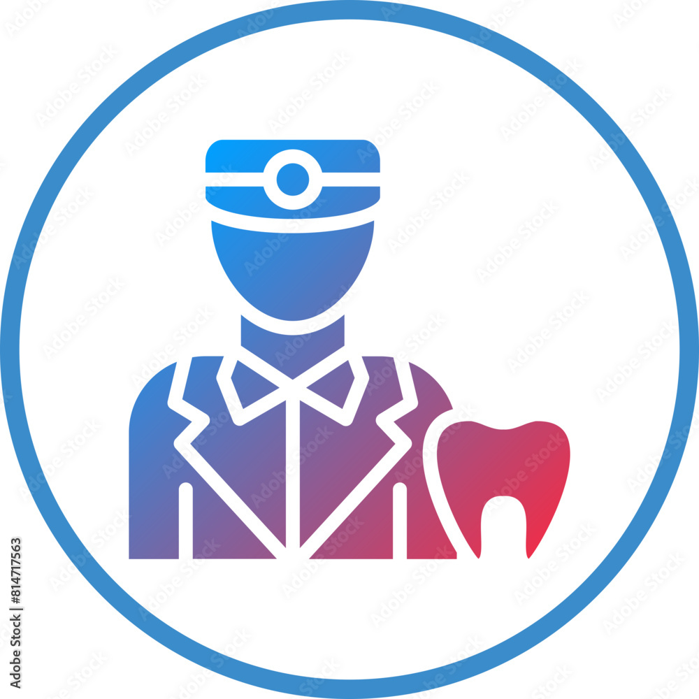 Vector Design Male Dentist Icon Style Vector Design Male Dentist Icon Style