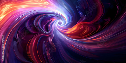 Vibrant Perspectives  A Journey Through Shifting Fractal Vortexes in Digital Art