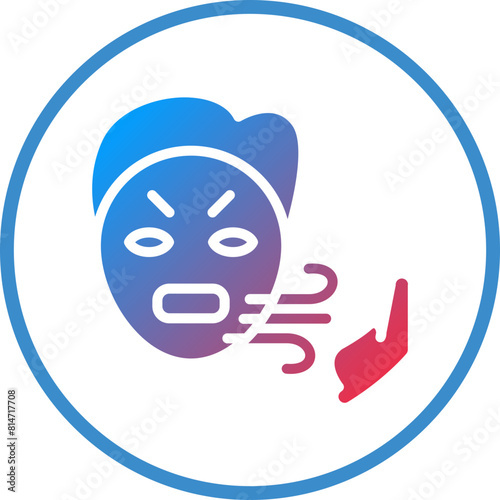 Vector Design Bad Breath Icon Style