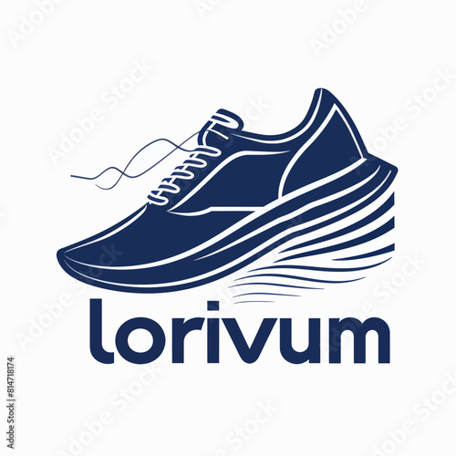 a shoe with the word lorvum on it