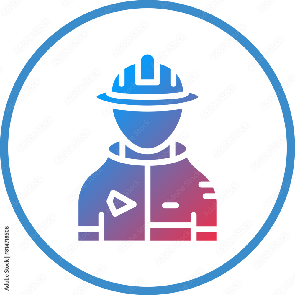 Vector Design Fireman Icon Style Vector Design Fireman Icon Style
