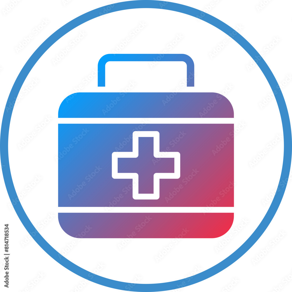 Fototapeta premium Vector Design First Aid Kit Icon Style