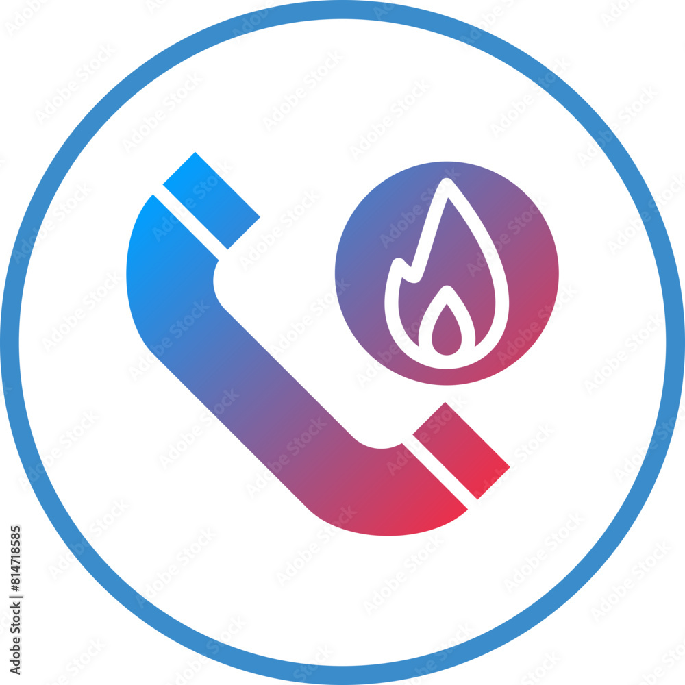 Vector Design Call 911 Icon Style Vector Design Call 911 Icon Style