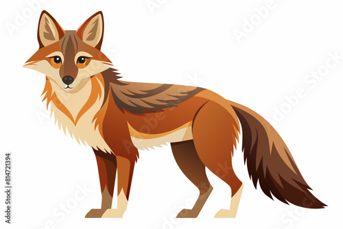 coyote cartoon vector illustration