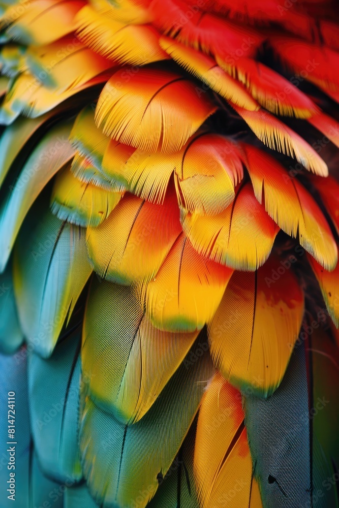 Fototapeta premium colorful leaves, exotic tropical leaves, multi-colored